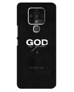 Чехол для TECNO Camon 16 с картинкой «GOD — Бог над всем»