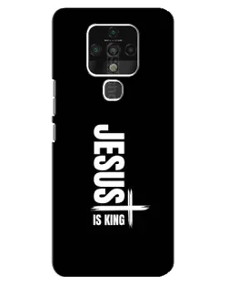 Чехол для TECNO Camon 16 с картинкой «Вертикаль веры Jesus»