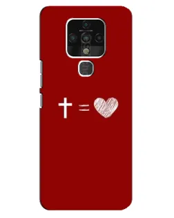 Чохол для TECNO Camon 16 з картинкою «Рівняння любові» Чохол для TECNO Camon 16 з картинкою «Рівняння любові»