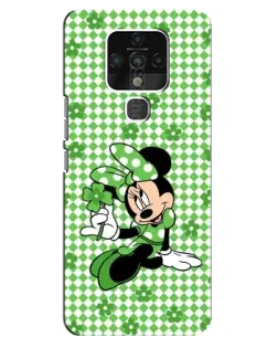 Чохол для TECNO Camon 16 з картинкою «Mickey в клітинку»