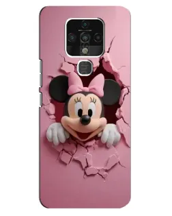 Чохол для TECNO Camon 16 з картинкою «Мінні крізь стіну»