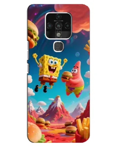 Чохол для TECNO Camon 16 з картинкою «Космічний фастфуд»