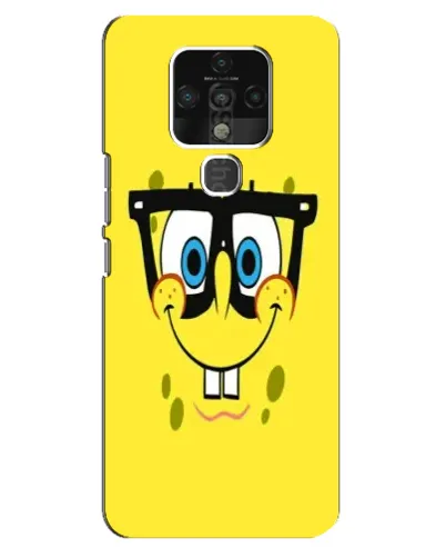Чохол для TECNO Camon 16 з картинкою «Мінімалістичний Спанч Боб» Чохол для TECNO Camon 16 з картинкою «Мінімалістичний Спанч Боб»
