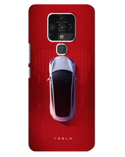 Чехол для TECNO Camon 16 с картинкой «Tesla Top View»