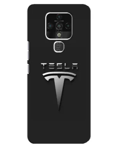 Чехол для TECNO Camon 16 с картинкой «Стальной логотип Tesla» Чехол для TECNO Camon 16 с картинкой «Стальной логотип Tesla»