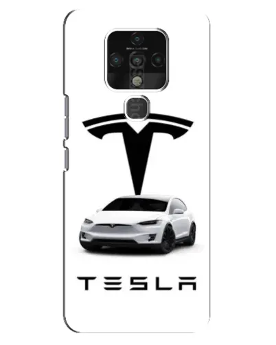 Чехол для TECNO Camon 16 с картинкой «Tesla White Style» Чехол для TECNO Camon 16 с картинкой «Tesla White Style»
