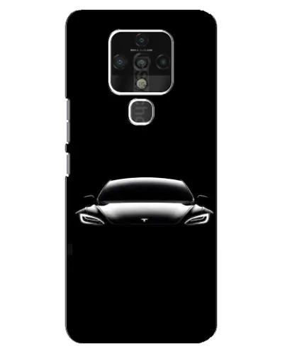 Чехол для TECNO Camon 16 с картинкой «Фары Tesla Night» Чехол для TECNO Camon 16 с картинкой «Фары Tesla Night»