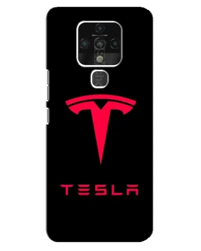 Чехол для TECNO Camon 16 с картинкой «Tesla Red Logo» Чехол для TECNO Camon 16 с картинкой «Tesla Red Logo»