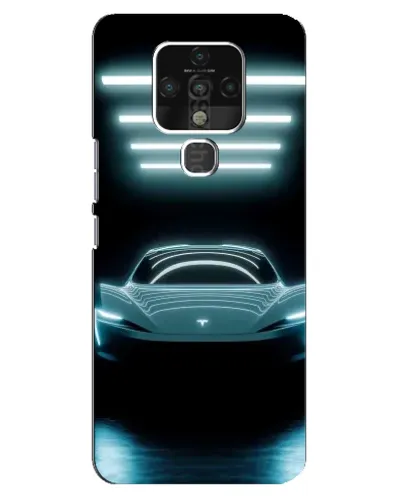 Чехол для TECNO Camon 16 с картинкой «Tesla в неоне» Чехол для TECNO Camon 16 с картинкой «Tesla в неоне»
