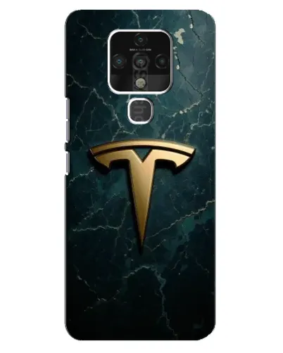 Чехол для TECNO Camon 16 с картинкой «Мраморная Tesla Gold» Чехол для TECNO Camon 16 с картинкой «Мраморная Tesla Gold»