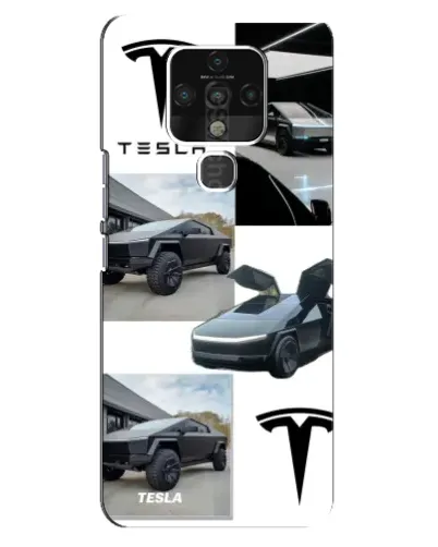 Чехол для TECNO Camon 16 с картинкой «Коллаж Cybertruck Tesla» Чехол для TECNO Camon 16 с картинкой «Коллаж Cybertruck Tesla»