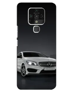 Чехол для TECNO Camon 16 с картинкой «Mercedes AMG GT Silver»