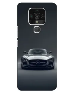 Чехол для TECNO Camon 16 с картинкой «Mercedes на черном»