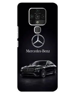 Чехол для TECNO Camon 16 с картинкой «Mercedes — решетка радиатора»