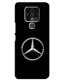 Чехол для TECNO Camon 16 с картинкой «Mercedes классический лого»