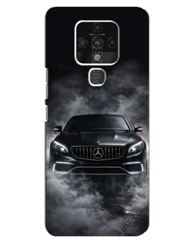 Чехол для TECNO Camon 16 с картинкой «Mercedes в дыму» Чехол для TECNO Camon 16 с картинкой «Mercedes в дыму»