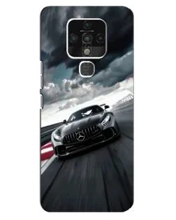 Чехол для TECNO Camon 16 с картинкой «Гоночный Mercedes AMG»