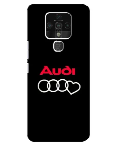Чехол для TECNO Camon 16 с картинкой «Логотип Audi Heart»