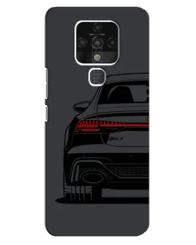 Чехол для TECNO Camon 16 с картинкой «Задняя часть Audi — арт»