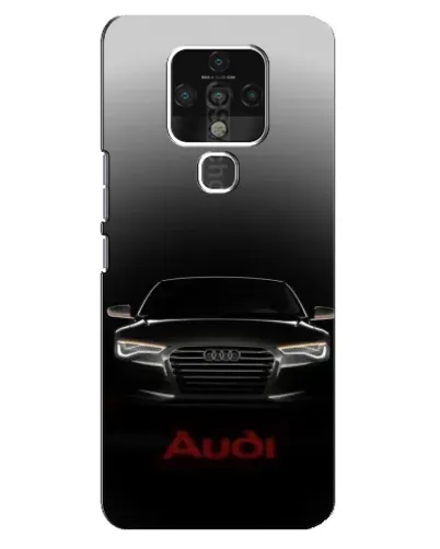 Чехол для TECNO Camon 16 с картинкой «Audi — градиентный контур»