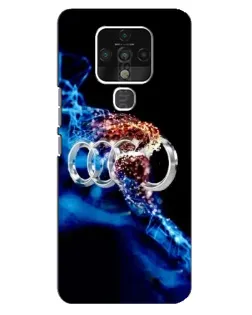Чехол для TECNO Camon 16 с картинкой «Энергия лого Audi»