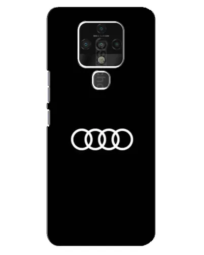 Чехол для TECNO Camon 16 с картинкой «Audi White Logo»
