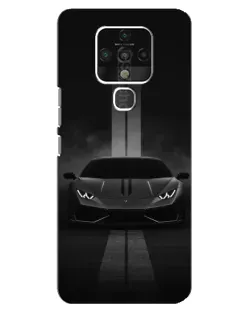 Чехол для TECNO Camon 16 с картинкой «Lamborghini симметрия дорог»