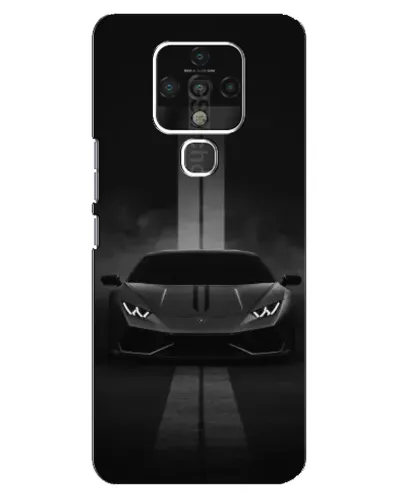Чехол для TECNO Camon 16 с картинкой «Lamborghini симметрия дорог»