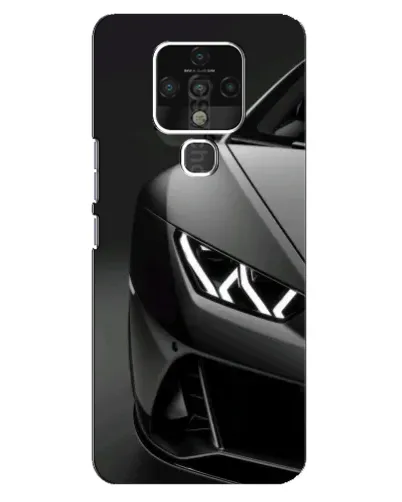 Чехол для TECNO Camon 16 с картинкой «Lamborghini фары детализация»