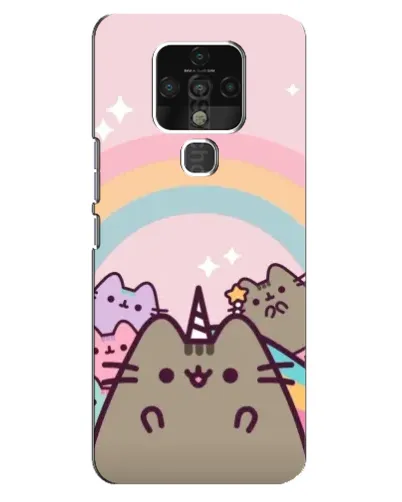 Чохол для TECNO Camon 16 з картинкою «Єдиноріг Pusheen»