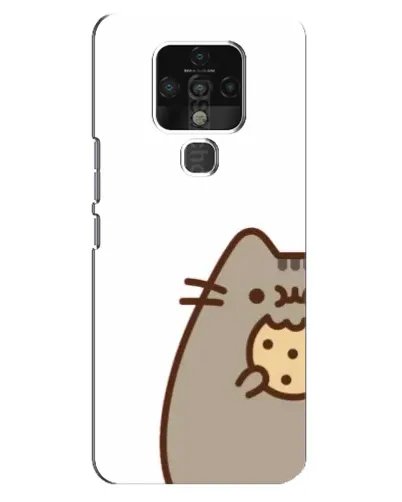 Чохол для TECNO Camon 16 з картинкою «Пушин з печивом»