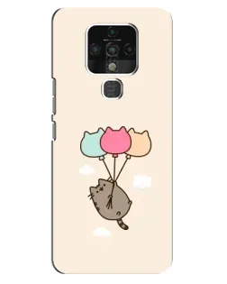 Чохол для TECNO Camon 16 з картинкою «Пушин на кульках»