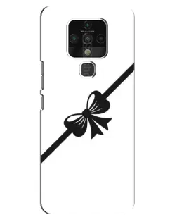 Чехол для TECNO Camon 16 с картинкой «Диагональный бант»