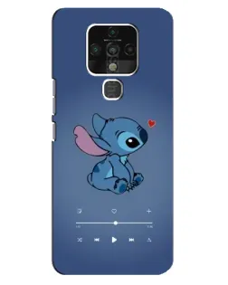Чехол для TECNO Camon 16 с картинкой «Музыкальный Stitch»