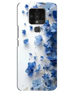 Чохол для TECNO Camon 16 з картинкою «Блакитний квітковий каскад» Чохол для TECNO Camon 16 з картинкою «Блакитний квітковий каскад»