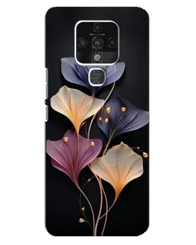 Чохол для TECNO Camon 16 з картинкою «Лілові квіти грації»
