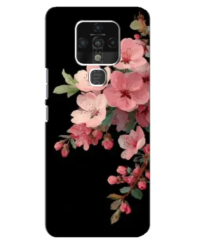 Чохол для TECNO Camon 16 з картинкою «Рожева гілка сакури»