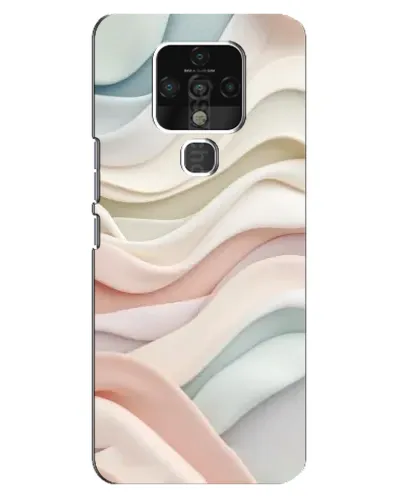 Чехол для TECNO Camon 16 с картинкой «Пастельные нежные волны» Чехол для TECNO Camon 16 с картинкой «Пастельные нежные волны»