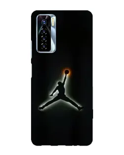 Чохол для TECNO Camon 17 Pro з картинкою «Jordan Gradient Logo»