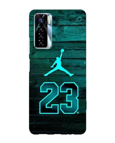 Чохол для TECNO Camon 17 Pro з картинкою «Jordan Cyan 23» Чохол для TECNO Camon 17 Pro з картинкою «Jordan Cyan 23»