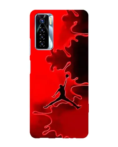 Чохол для TECNO Camon 17 Pro з картинкою «Jordan Red Smoke» Чохол для TECNO Camon 17 Pro з картинкою «Jordan Red Smoke»
