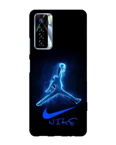 Чохол для TECNO Camon 17 Pro з картинкою «Jordan Neon Blue» Чохол для TECNO Camon 17 Pro з картинкою «Jordan Neon Blue»