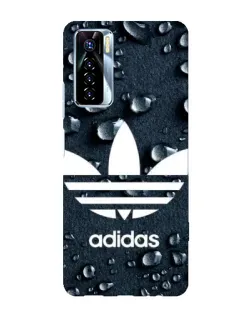 Чохол для TECNO Camon 17 Pro з картинкою «Adidas Trefoil Blue»