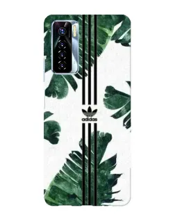 Чохол для TECNO Camon 17 Pro з картинкою «Пальмове листя адідас»