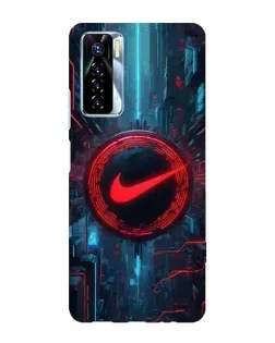 Чехол для TECNO Camon 17 Pro с картинкой «Техногенный стиль Nike»