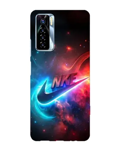 Чехол для TECNO Camon 17 Pro с картинкой «Огненный логотип Nike» Чехол для TECNO Camon 17 Pro с картинкой «Огненный логотип Nike»