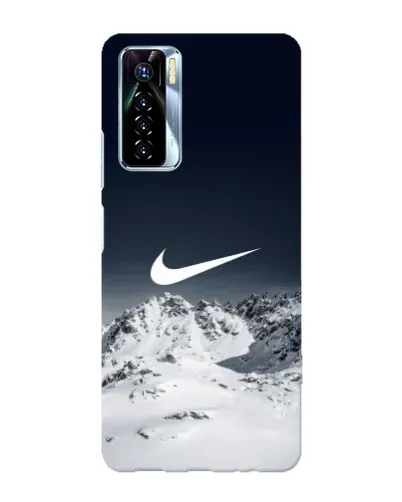 Чехол для TECNO Camon 17 Pro с картинкой «Nike — зимние горы» Чехол для TECNO Camon 17 Pro с картинкой «Nike — зимние горы»