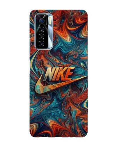 Чехол для TECNO Camon 17 Pro с картинкой «Nike в абстракции» Чехол для TECNO Camon 17 Pro с картинкой «Nike в абстракции»