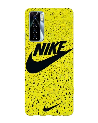Чехол для TECNO Camon 17 Pro с картинкой «Желтый текстурный Nike» Чехол для TECNO Camon 17 Pro с картинкой «Желтый текстурный Nike»
