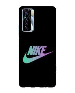Чехол для TECNO Camon 17 Pro с картинкой «Nike — городская ночь»